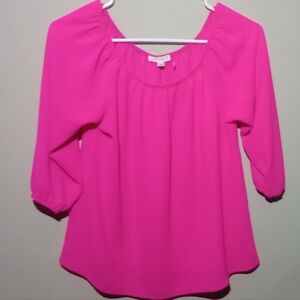 a'gaci Vibrant Pink Blouse